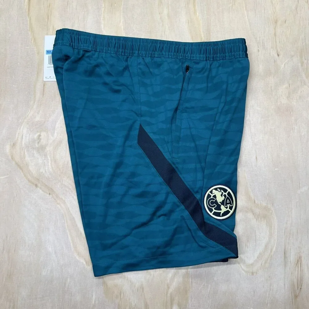 NEW Club America Nike Teal Strike Performance Shorts MD SLIM Fit Liga MX